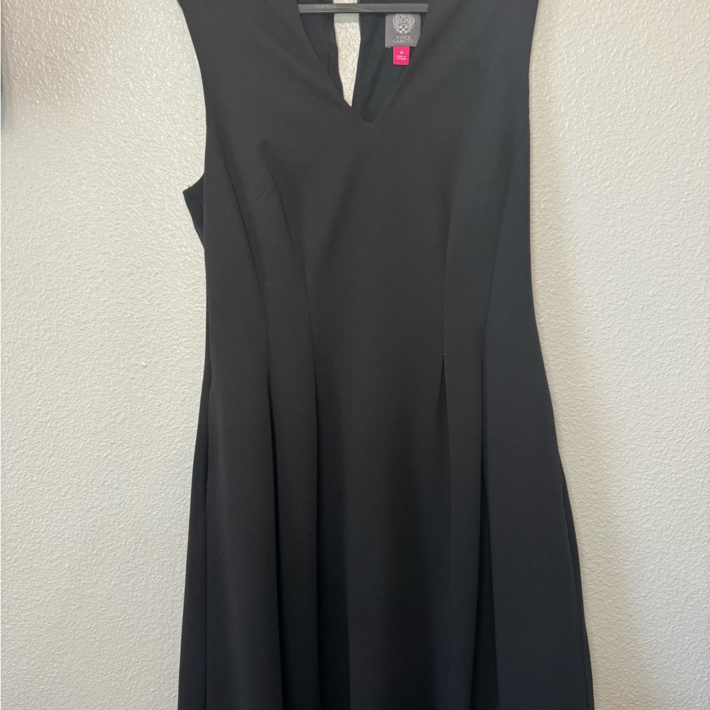 Vince Camuto Stylish A-line Fitted dress V-Neck Party Dress short  size 10
